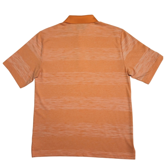 (2) Greg Norman for Tasso Elba Play Dry Polo Blue Tangerine Shark Logo Golf - Picture 10 of 11